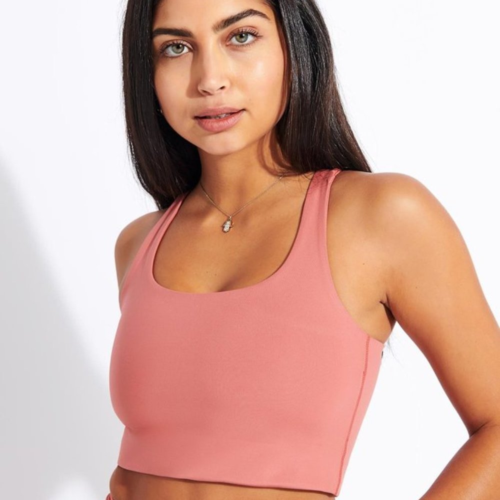 Girlfriend Collective Paloma Bra in Clay